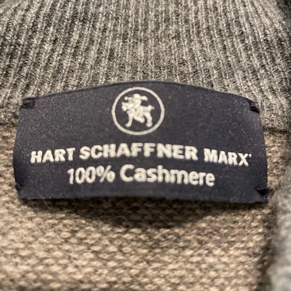 Hart Shaffner Marx Cashmere Cardigan Sweater - Picture 8 of 9